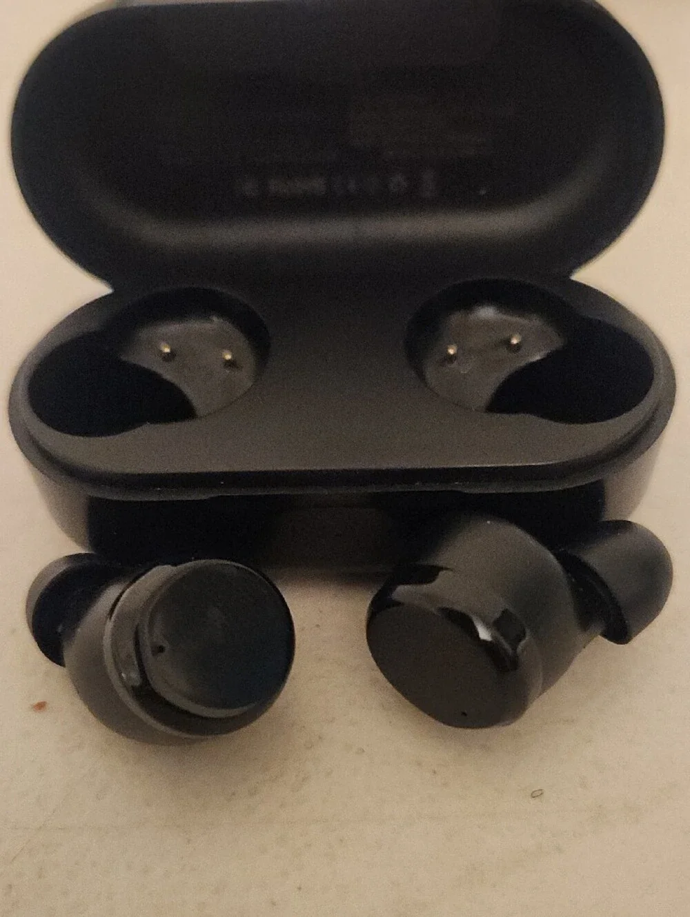 Wireless True Bluetooth Earbuds with Charging Case - Black